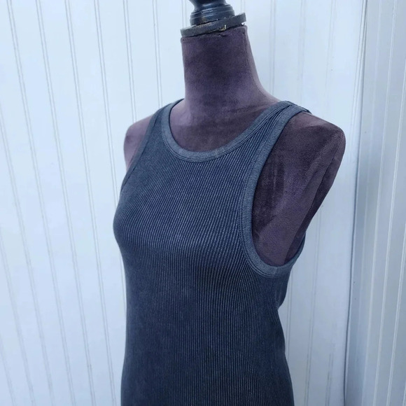ALMOST FAMOUS Womens Gray Sleeveless Knee Length Sweater Dress S/M - Picture 3 of 12